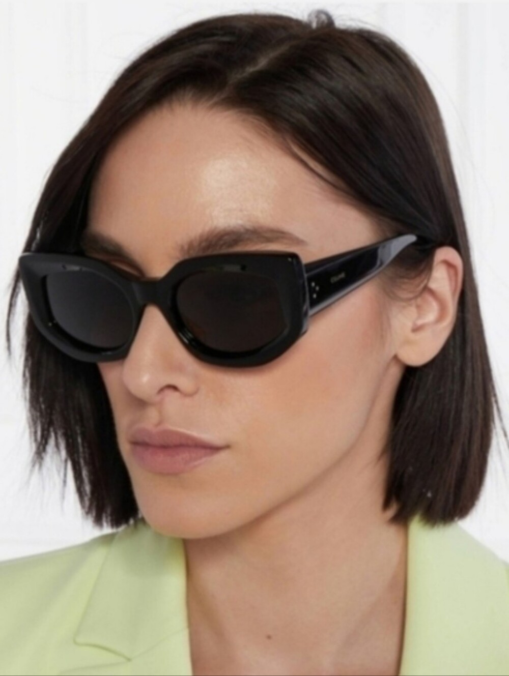CELINE Bold 3 Dots Cat Eye Ladies Sunglasses